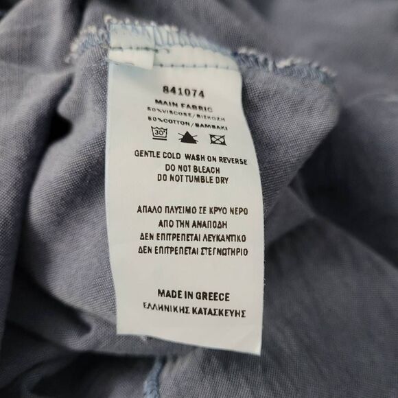 Ozai N Ku Asymmetrical Sleeveless Dress Sz S Oversized Lagenlook Minimalist - Picture 5 of 7